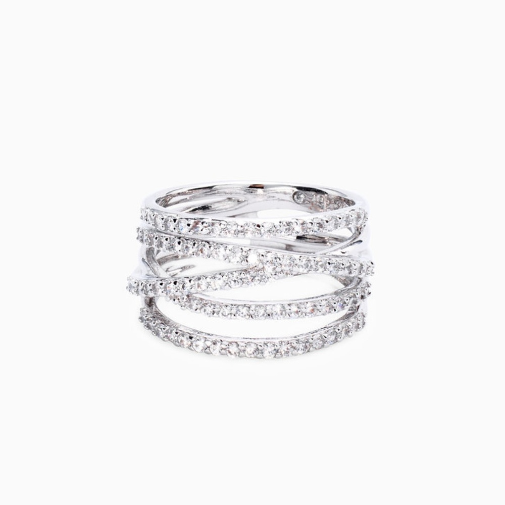 :: Stella & Dot⚔️💍Silver Stellar Pavé Ring
